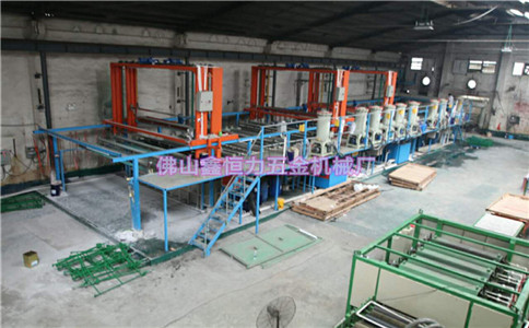 不銹鋼板電鍍銅龍門線安裝調(diào)試完畢！