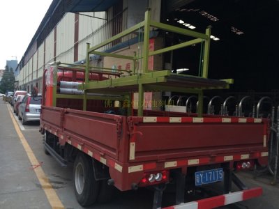 國(guó)外客戶定制覆膜機(jī)裝車發(fā)貨！